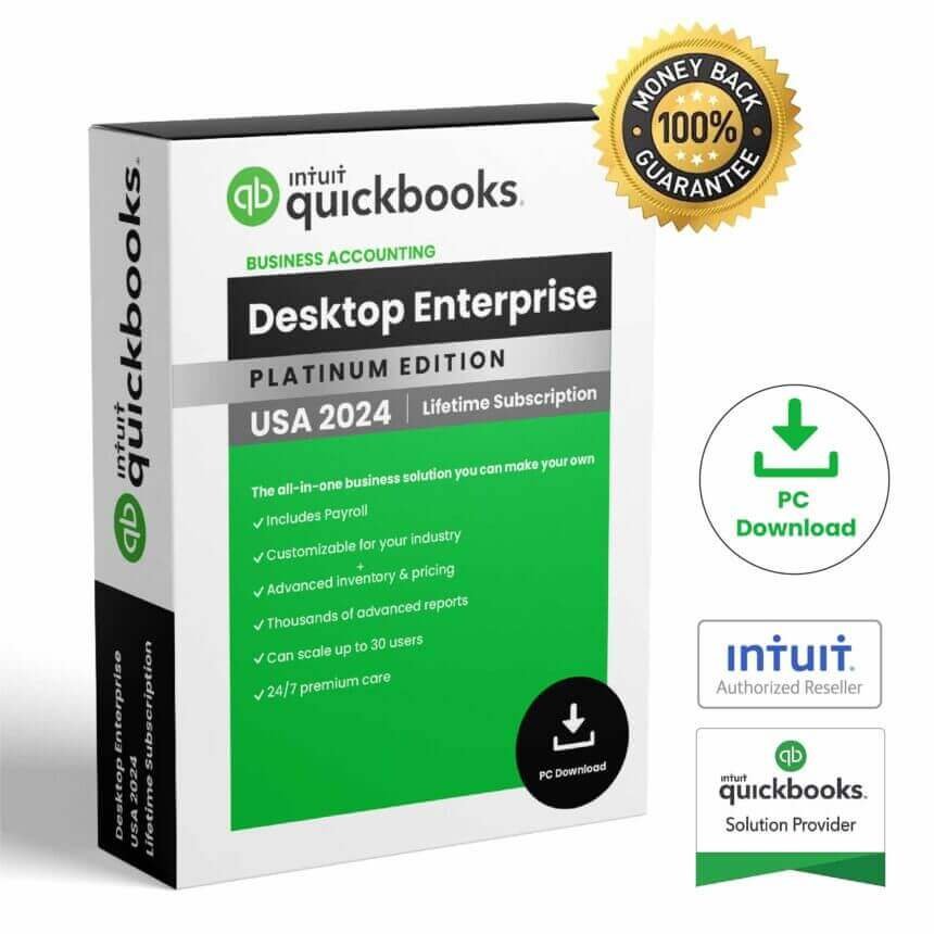 Buy Authentic QuickBooks Desktop Enterprise 2024 | Official Intuit Retailer