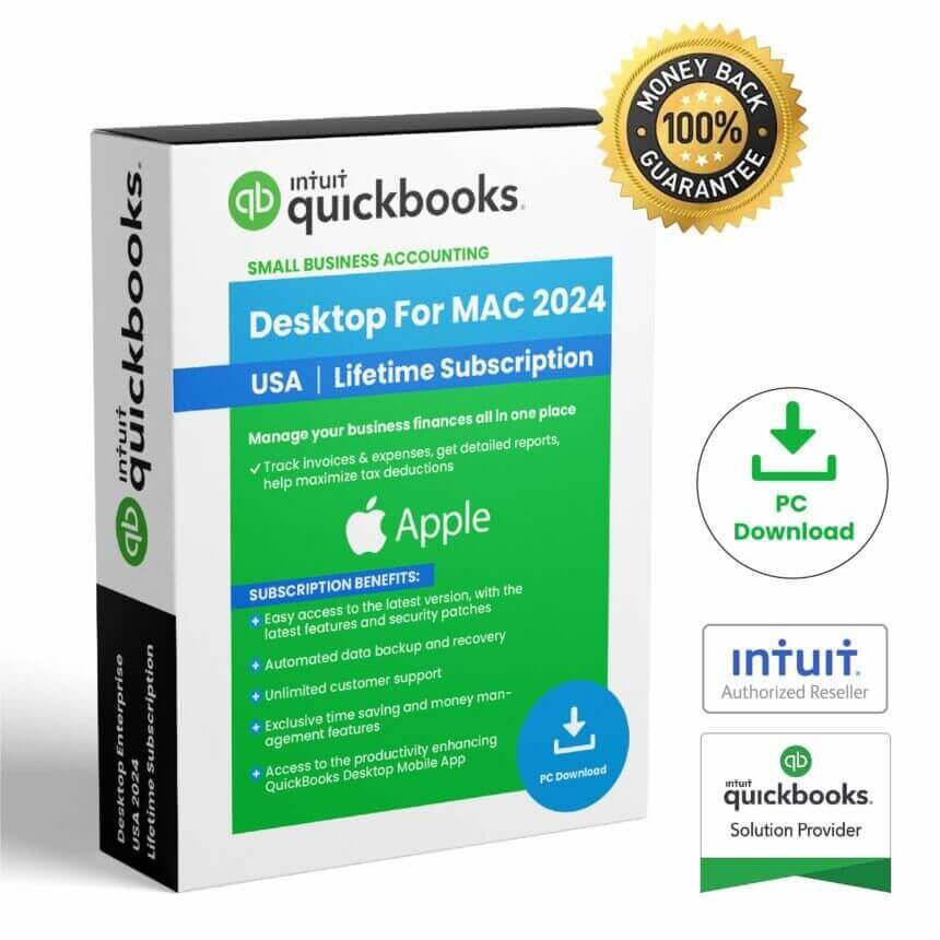 Buy Authentic QuickBooks Desktop Pro Plus 2024 (Mac) | Official Intuit Retailer